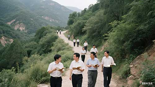 中高校党组织赴西柏坡行走的思政课培训新范式