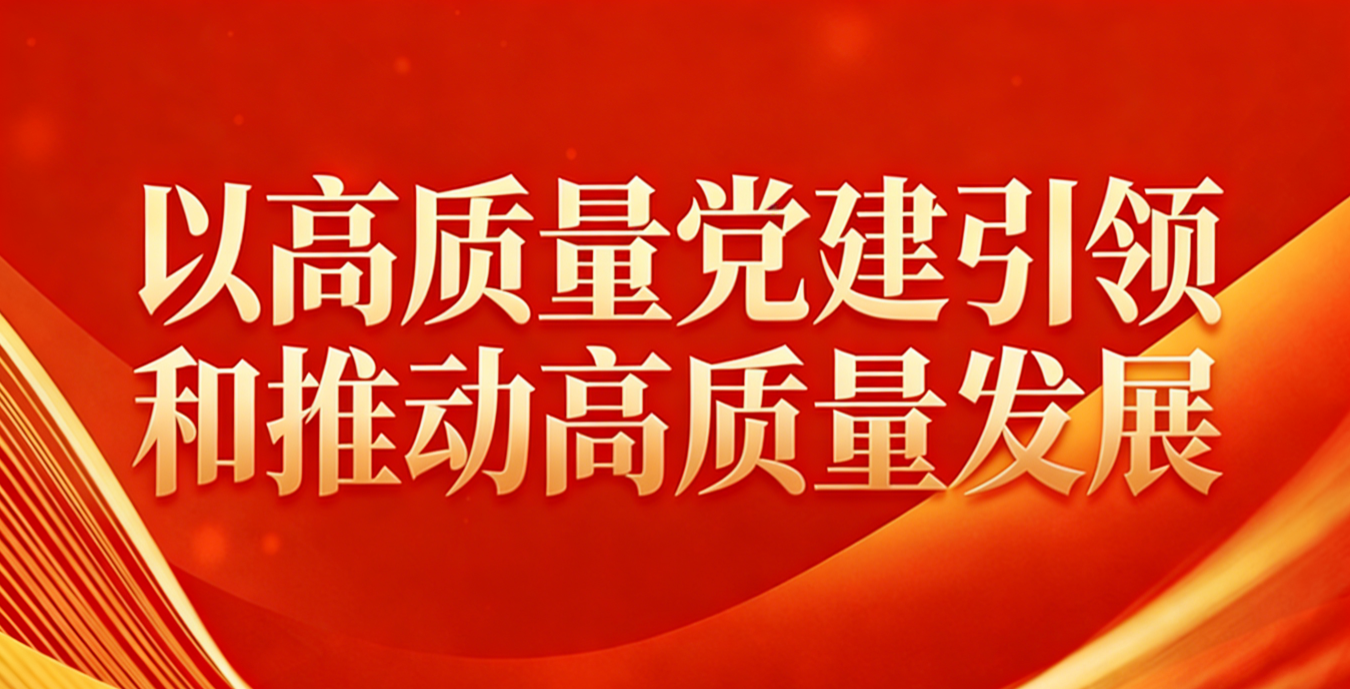 以高质量党建引领和推动高质量发展