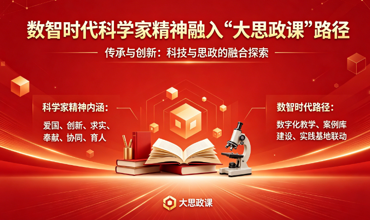 数智时代科学家精神融入“大思政课”路径