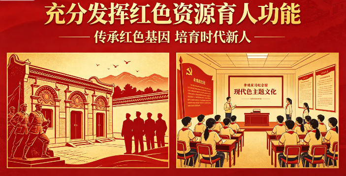充分发挥红色资源育人功能