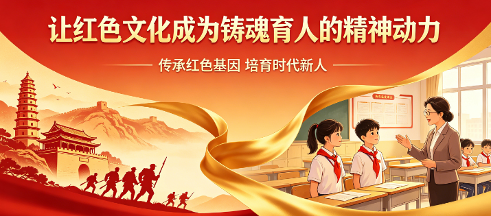 让红色文化成为铸魂育人的精神动力