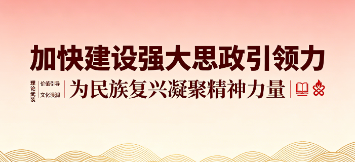 加快建设强大思政引领力
