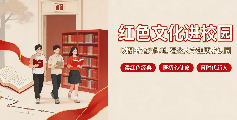 高校图书馆：加强红色文化育人功能巩固大学生历史认同
